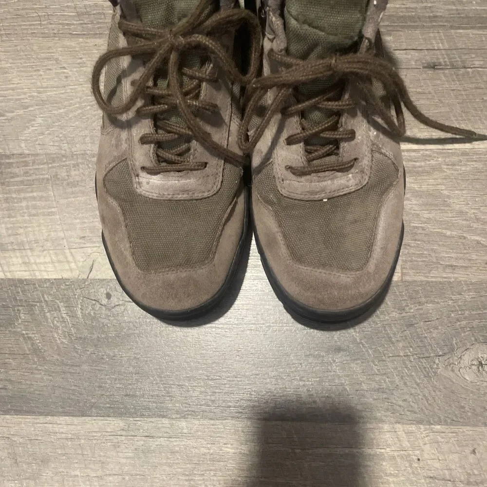 Vintage Vasque Alpha Hiking Boots Mens 11.5 Grey Suede Gorpcore Retro